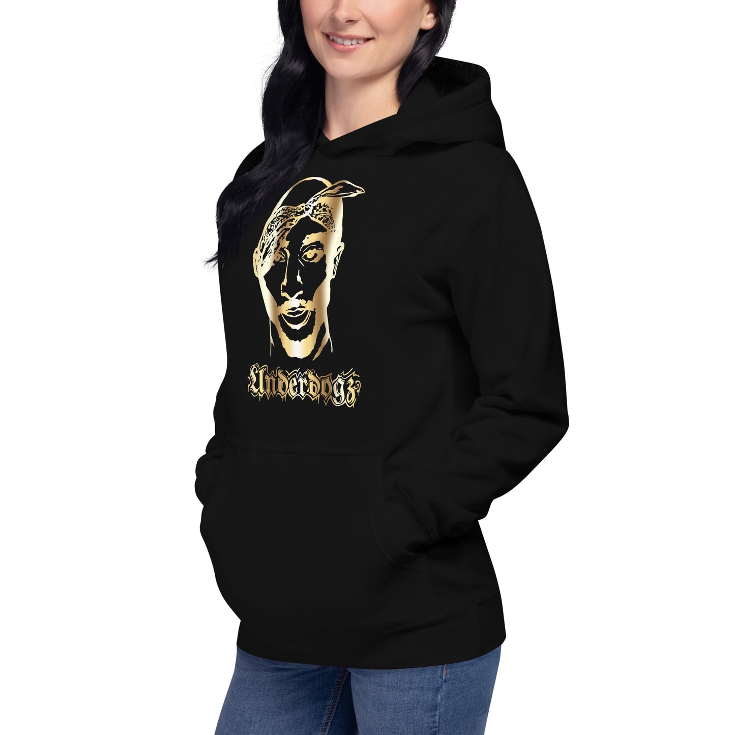 Unisex-Kapuzenpullover „2Pac“ Gold- Ain‘t got time- 4 Farben