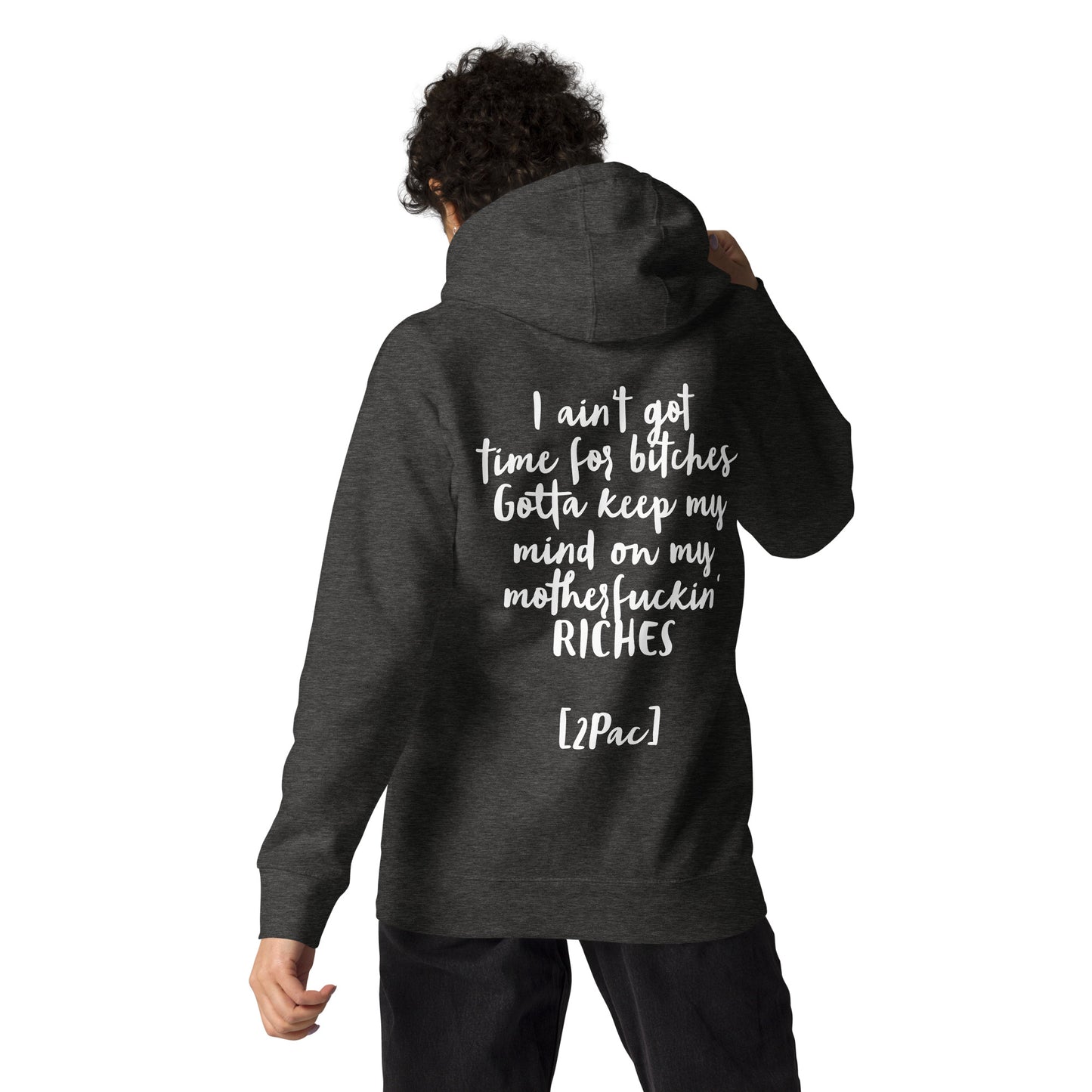 Unisex-Kapuzenpullover „2Pac“ Gold- Ain‘t got time- 4 Farben