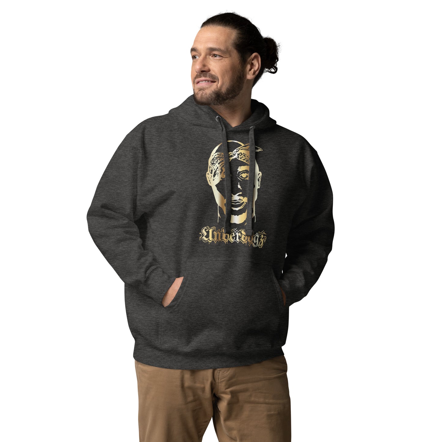 Unisex-Kapuzenpullover „2Pac“ Gold- Ain‘t got time- 4 Farben
