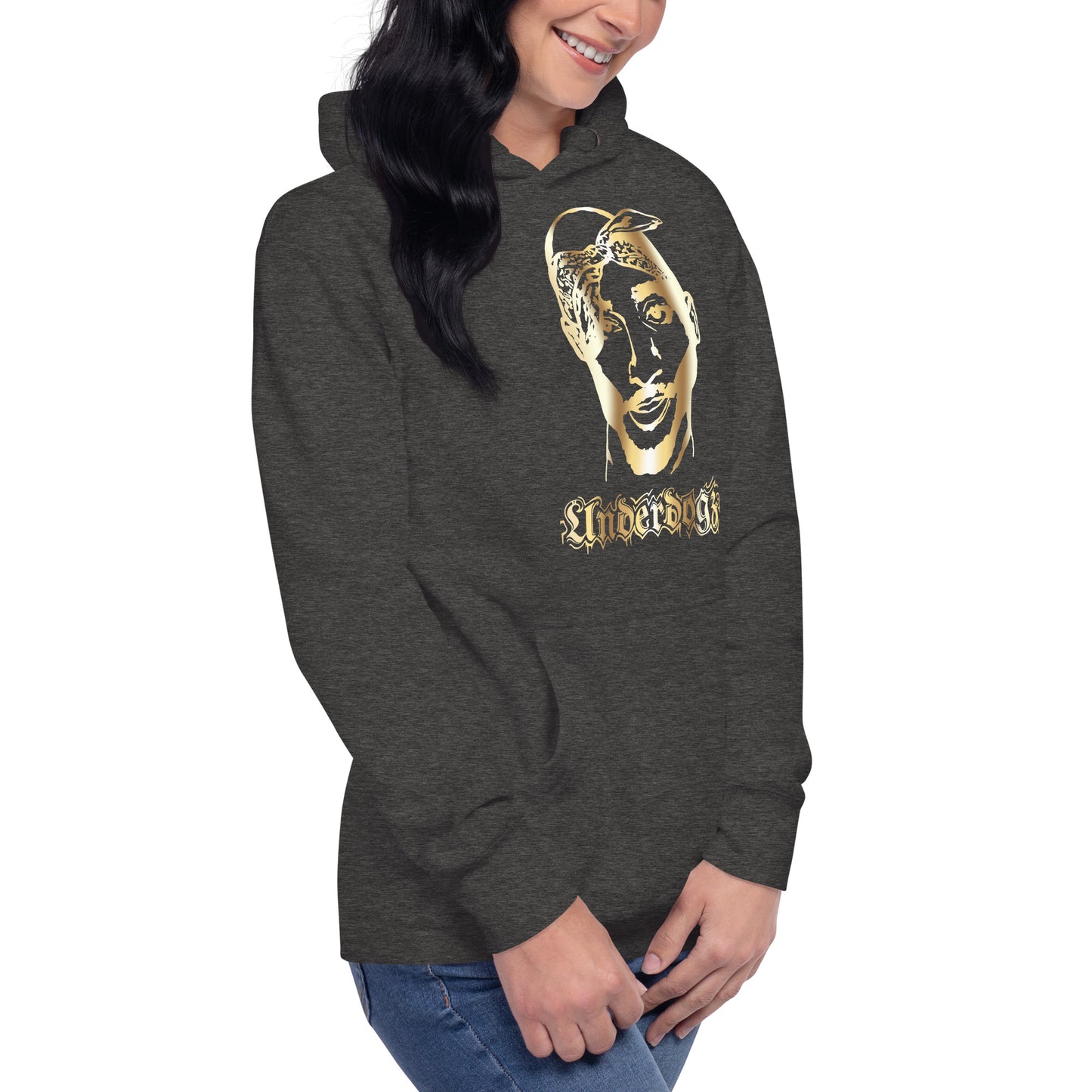 Unisex-Kapuzenpullover „2Pac“ Gold- Ain‘t got time- 4 Farben