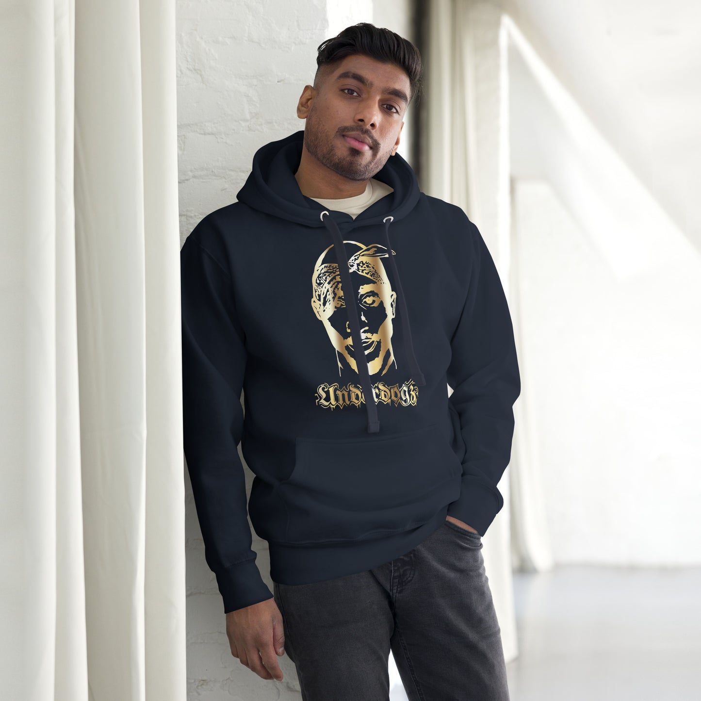 Unisex-Kapuzenpullover „2Pac“ Gold- Ain‘t got time- 4 Farben