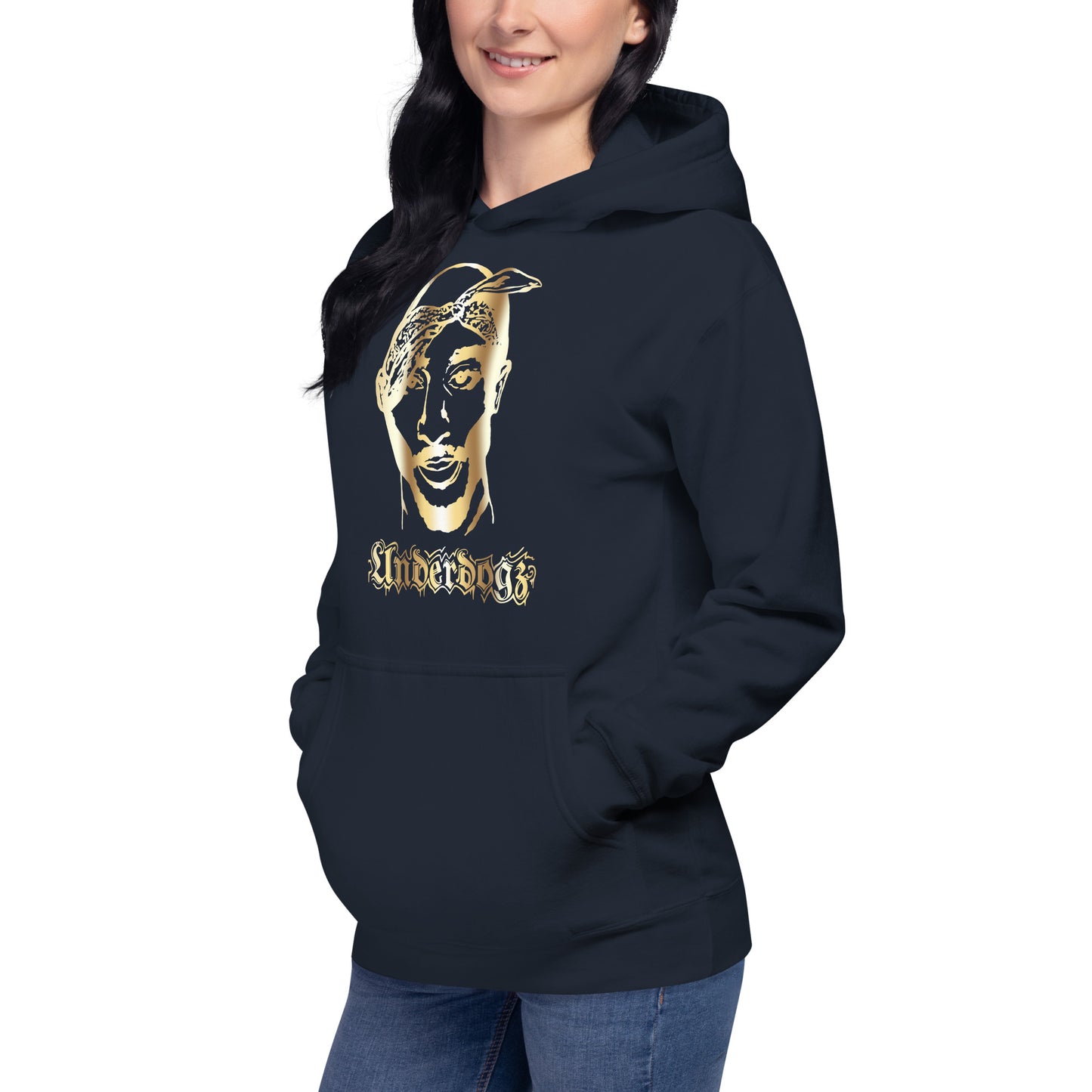 Unisex-Kapuzenpullover „2Pac“ Gold- Ain‘t got time- 4 Farben
