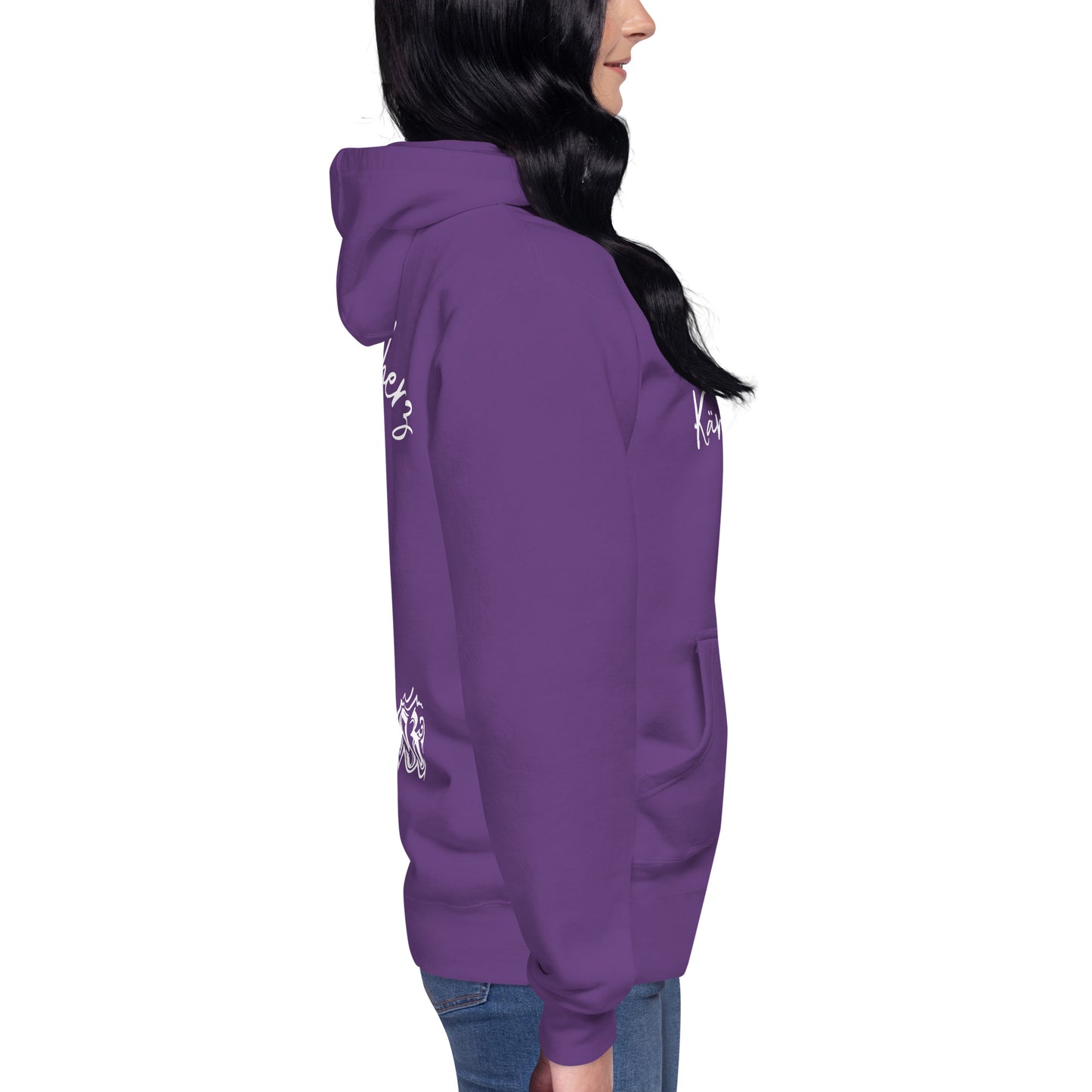 Damen-Kapuzenpullover Kämpferherz Löwe- 2 Farben