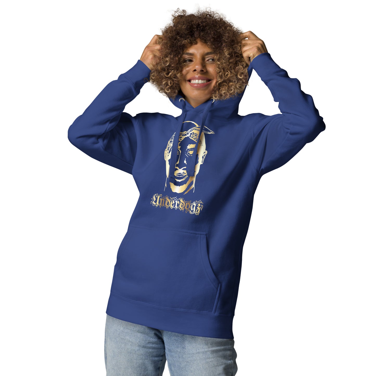 Unisex-Kapuzenpullover „2Pac“ Gold- Ain‘t got time- 4 Farben