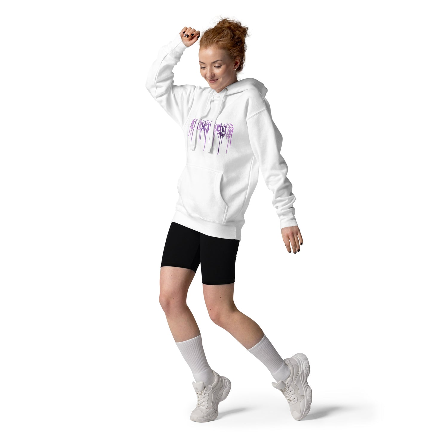 Kapuzenpullover Lila Drip Edition