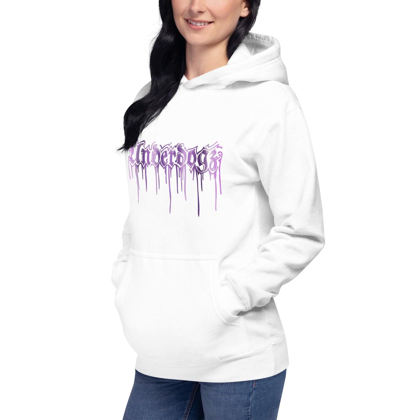 Kapuzenpullover Lila Drip Edition