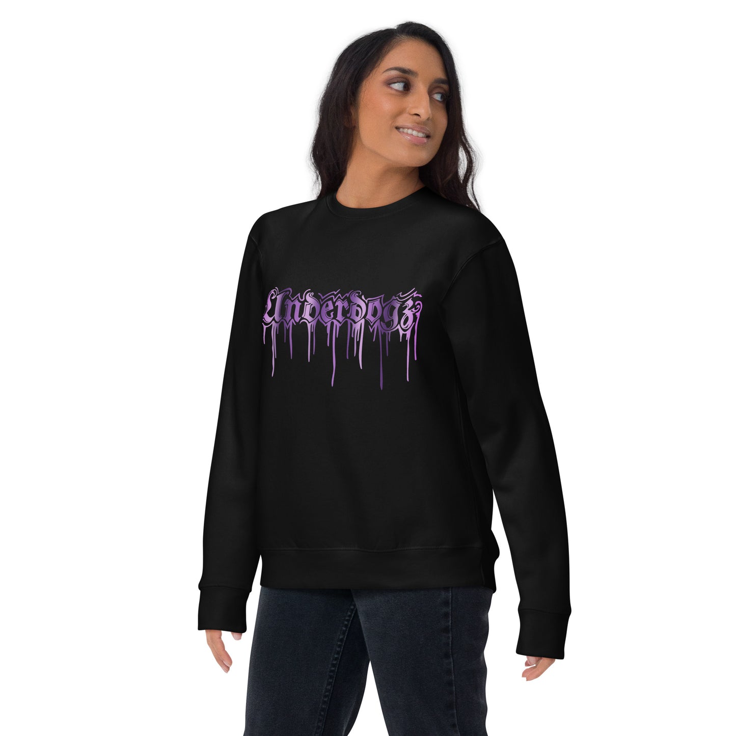 Premium-Pullover Lila Drip Edition