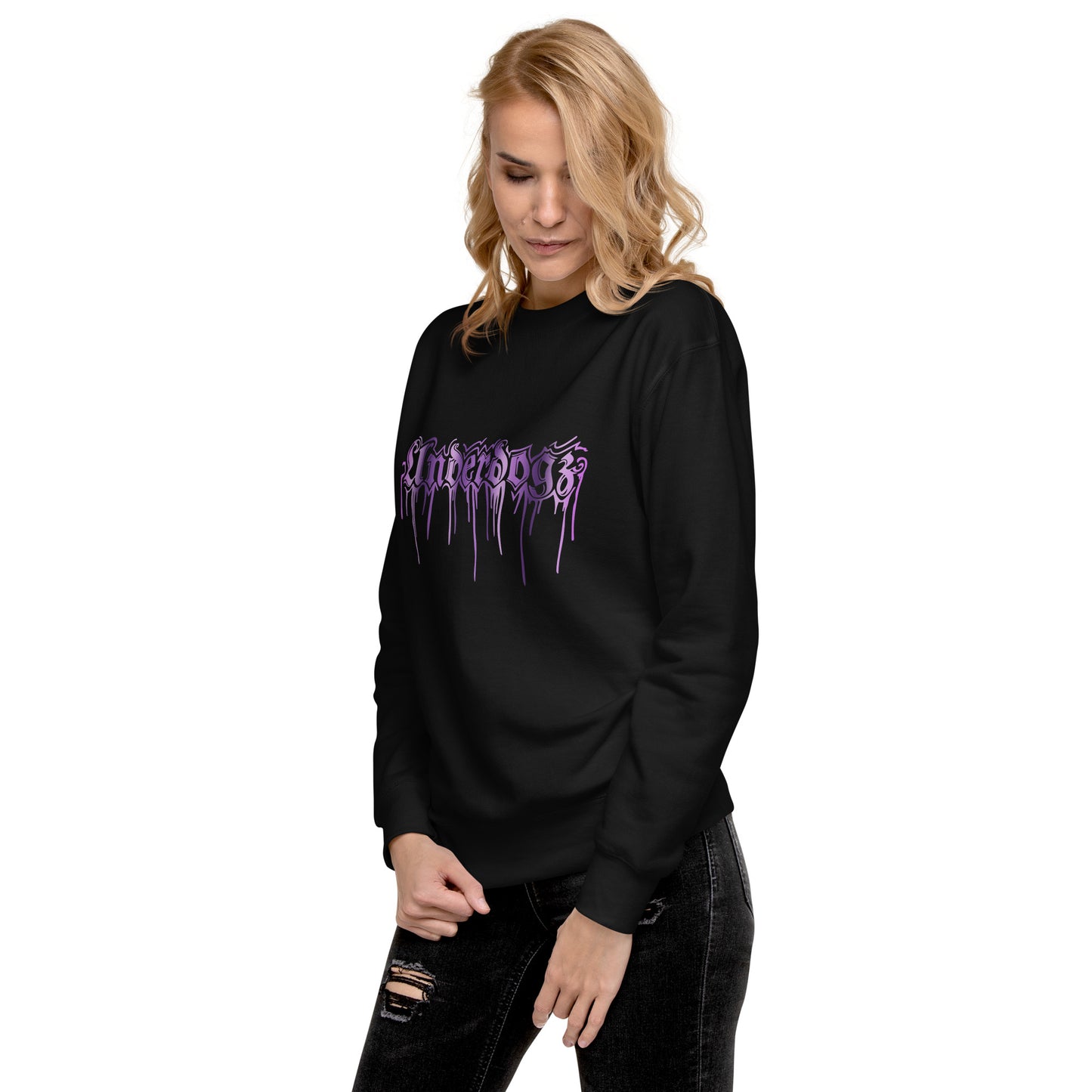 Premium-Pullover Lila Drip Edition