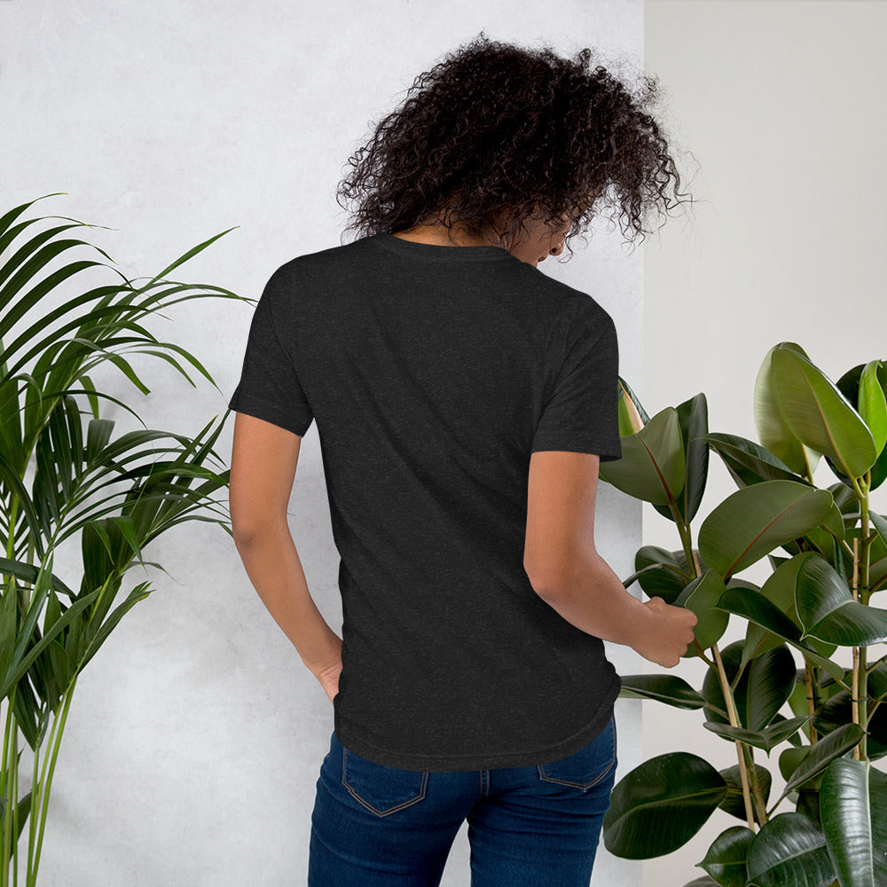 Damen-T-Shirt Türkis (schwarz und weiß)