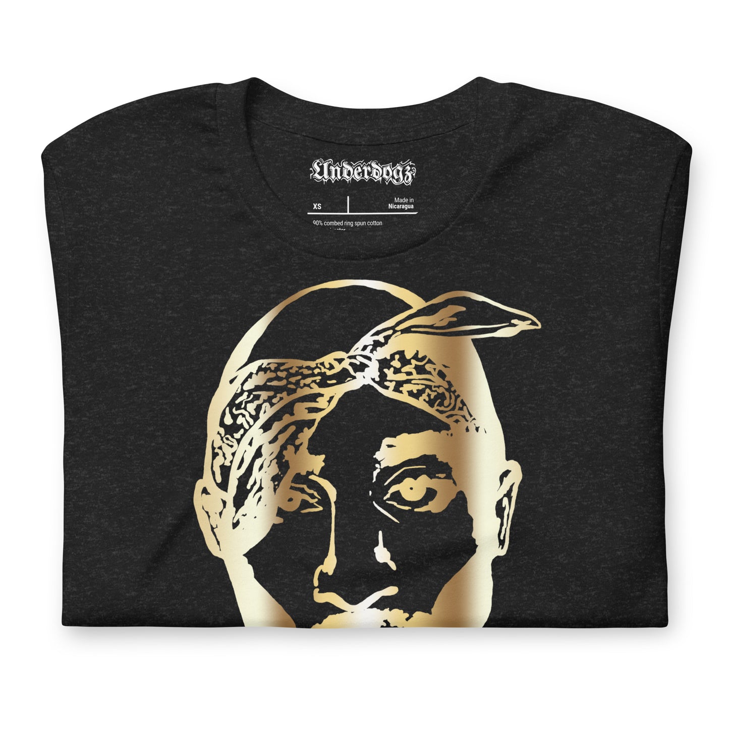 Unisex-T-Shirt „2Pac“ Gold- Ain’t got time- 4 Farben