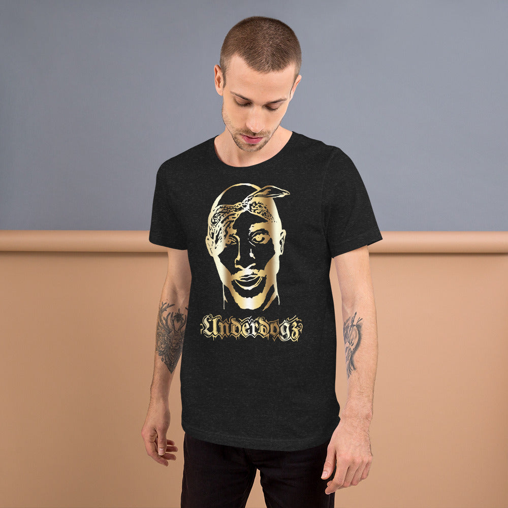 Unisex-T-Shirt „2Pac“ Gold- Ain’t got time- 4 Farben