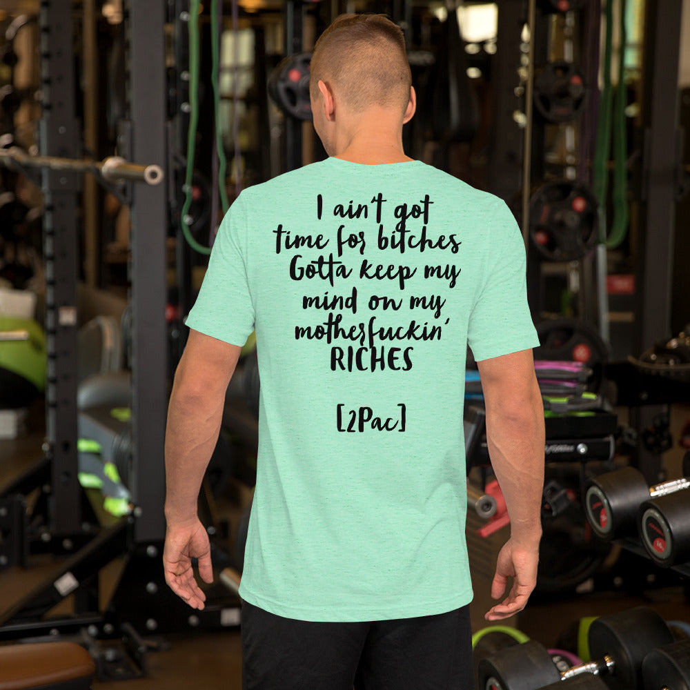 Unisex-T-Shirt "2Pac" Ain‘t got time-4 Farben