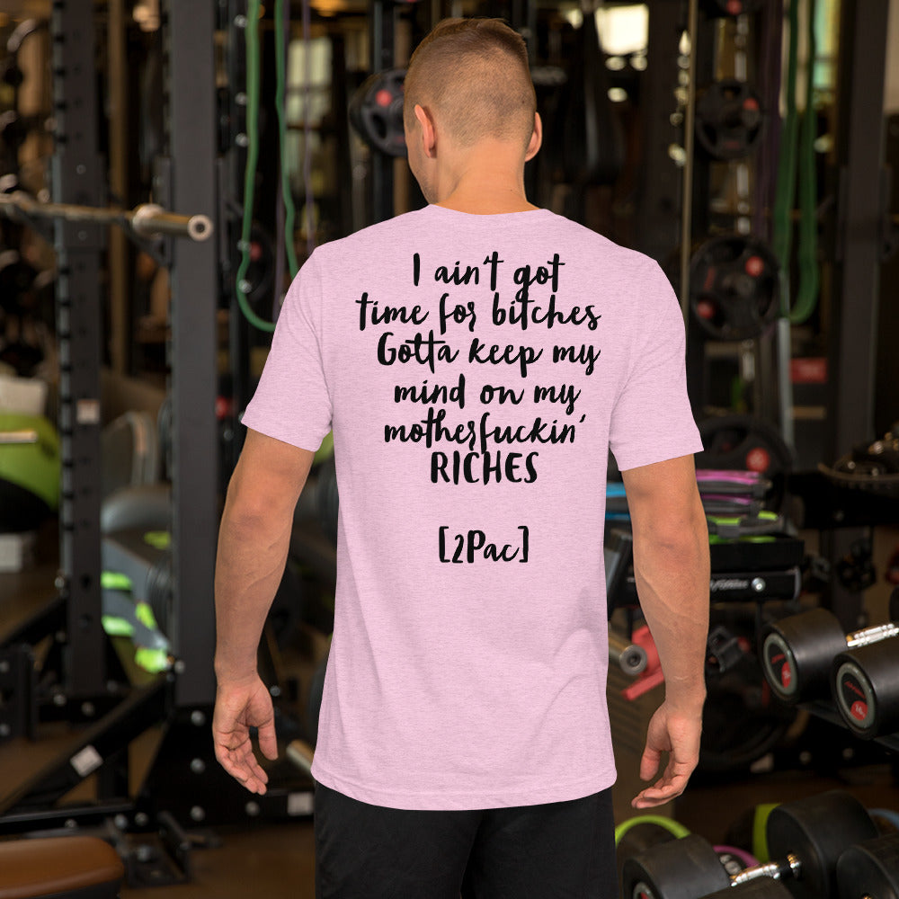 Unisex-T-Shirt "2Pac" Ain‘t got time-4 Farben