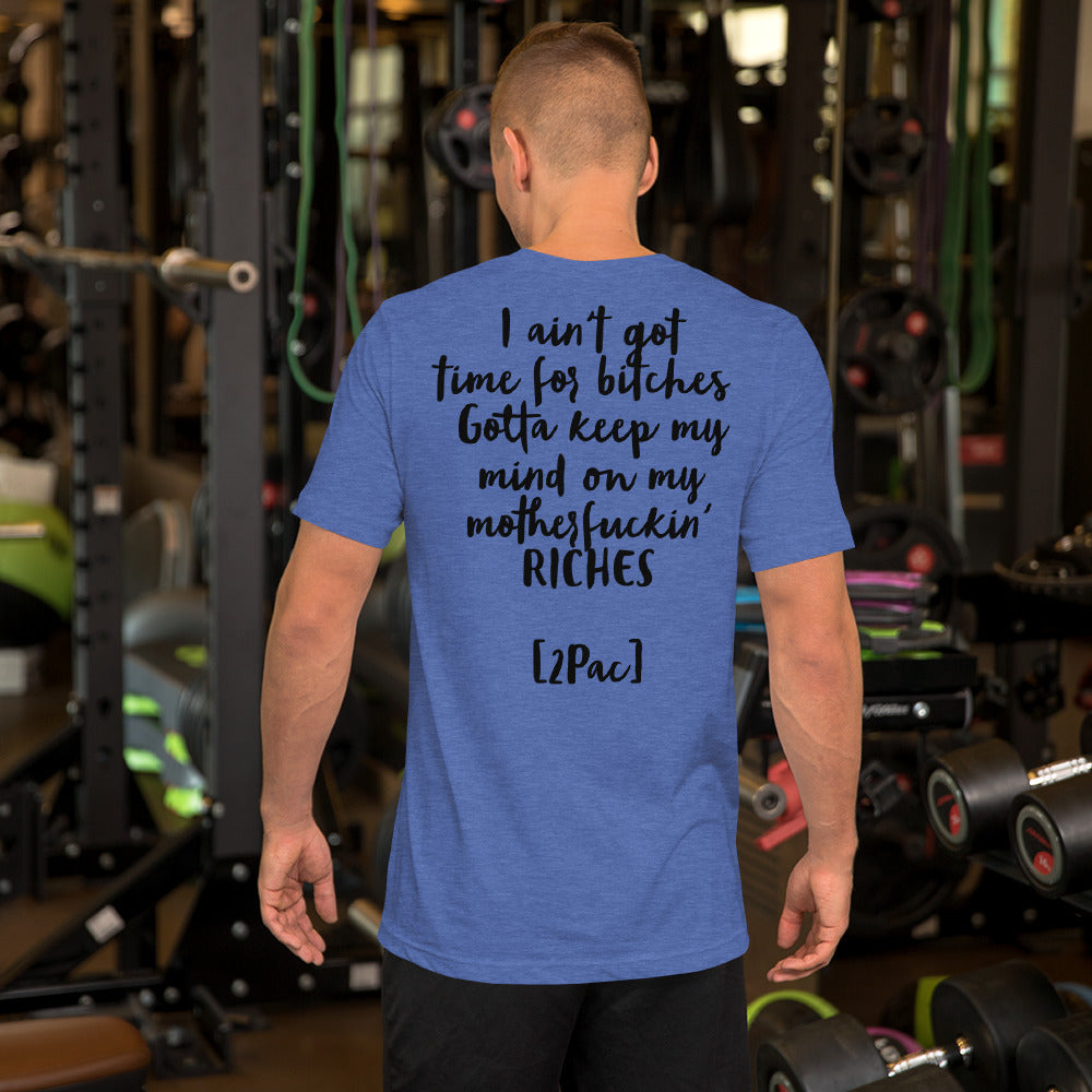 Unisex-T-Shirt "2Pac" Ain‘t got time-4 Farben