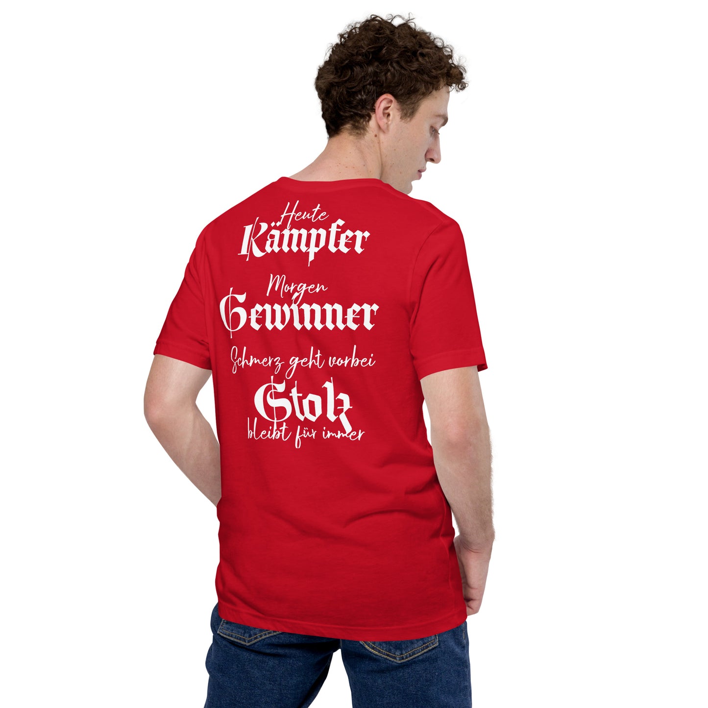 Unisex T-shirt „Gewinner“ in 3 Farben
