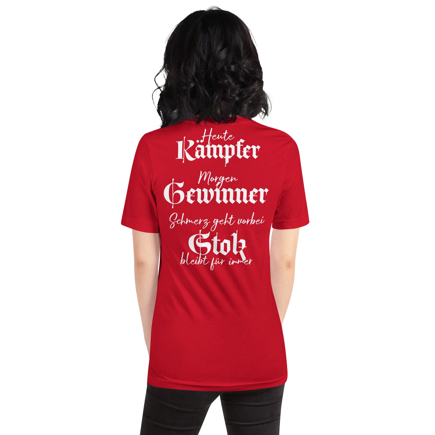 Unisex T-shirt „Gewinner“ in 3 Farben