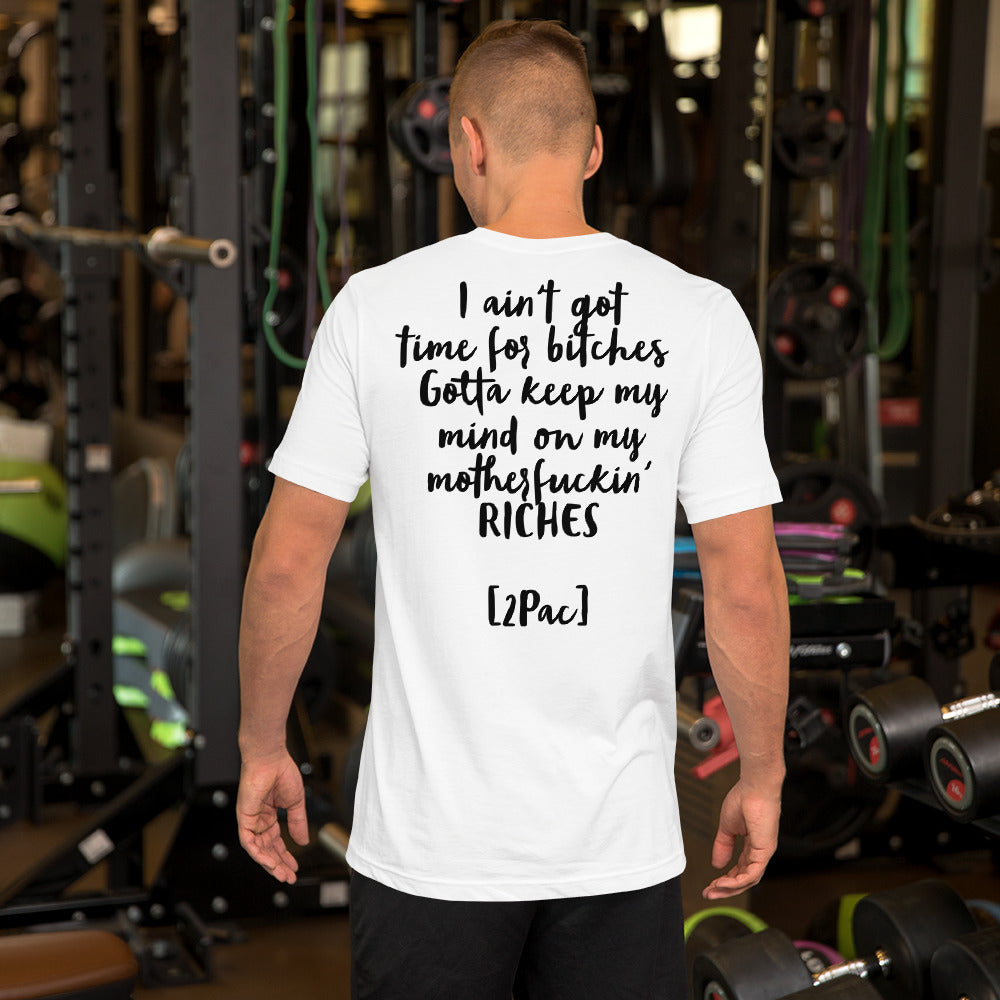 Unisex-T-Shirt "2Pac" Ain‘t got time-4 Farben