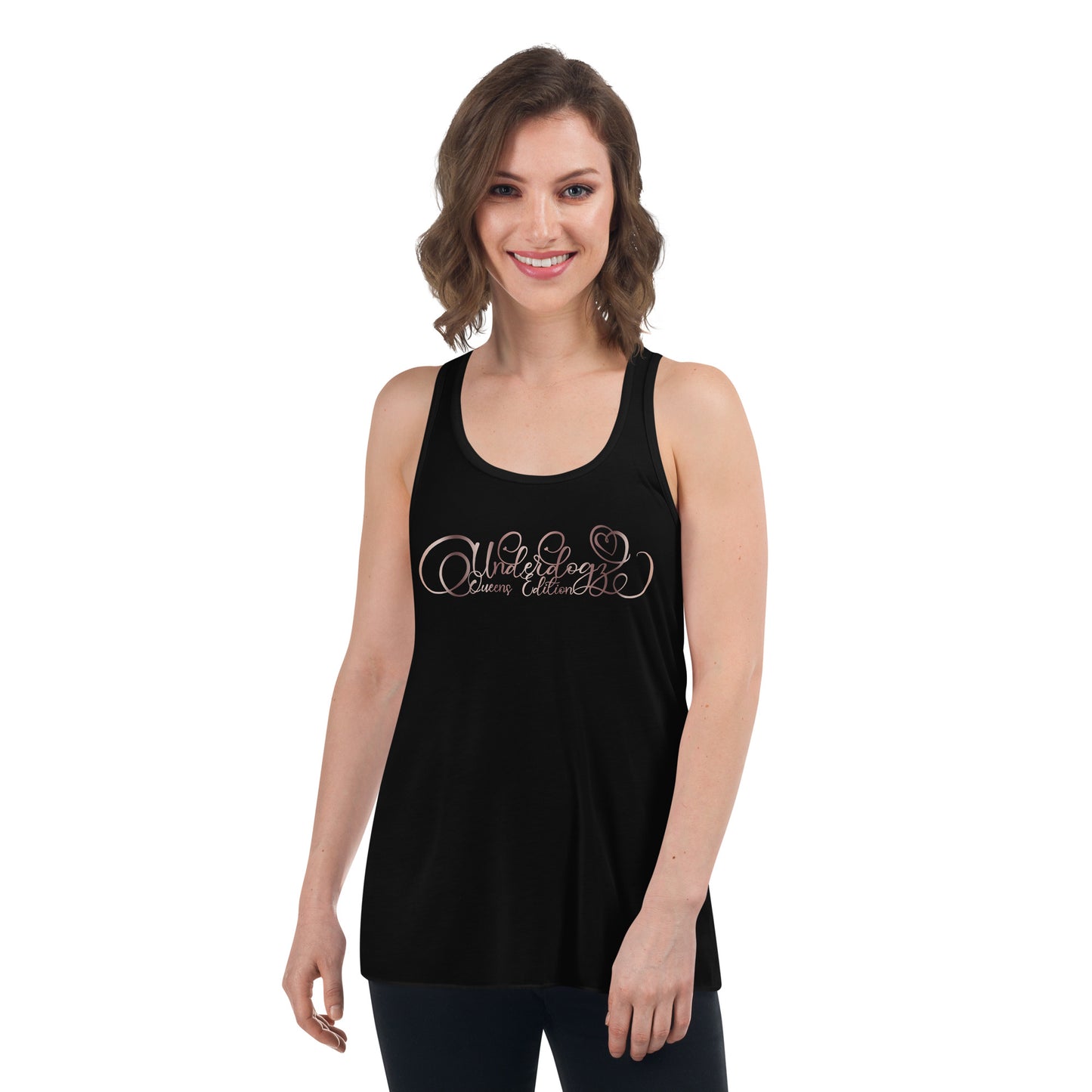 Flowy-Racerback-Tank-Top Queens Edition Roségold (ft. Bella&Canvas)