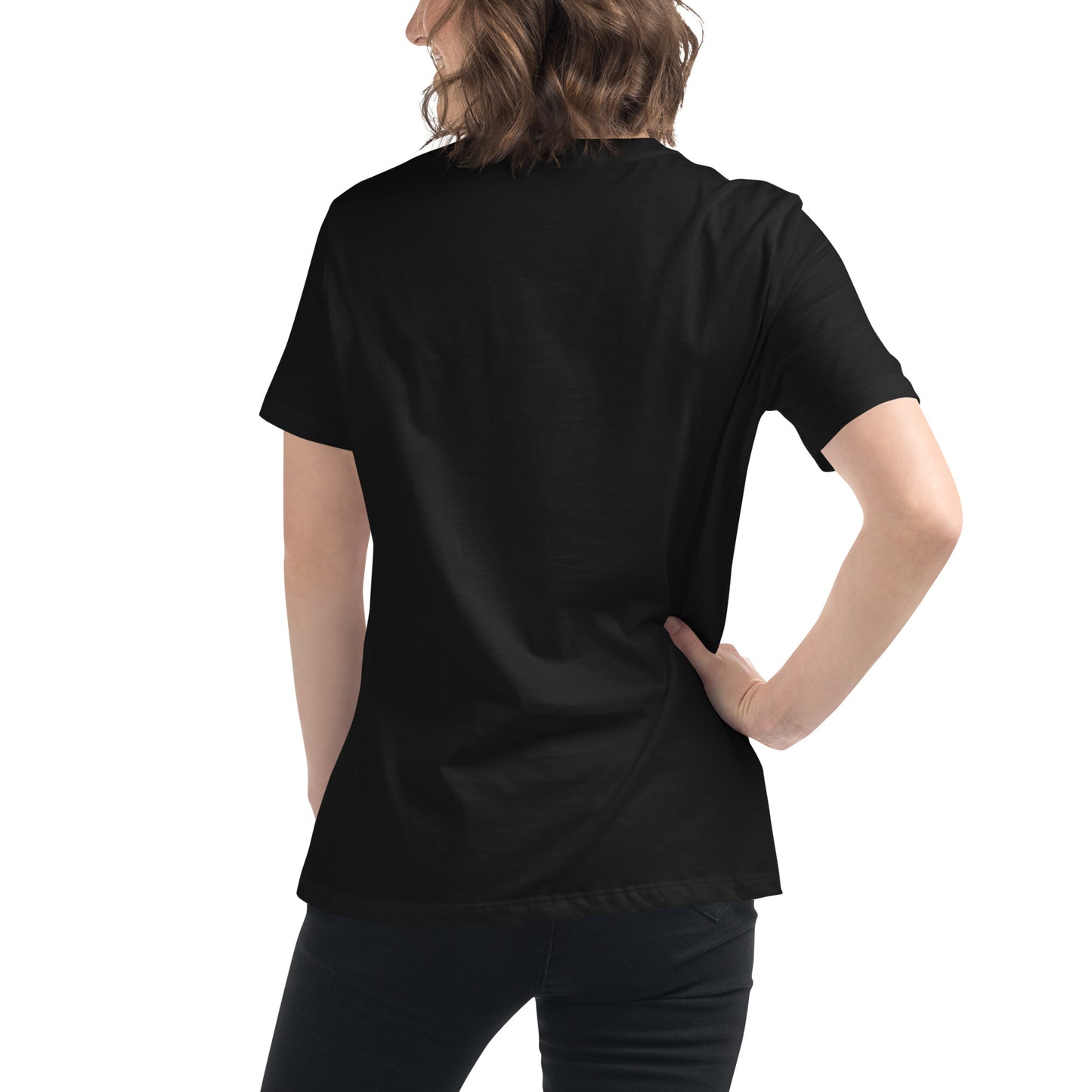 Lockeres Damen-T-Shirt „Hooded Dog“