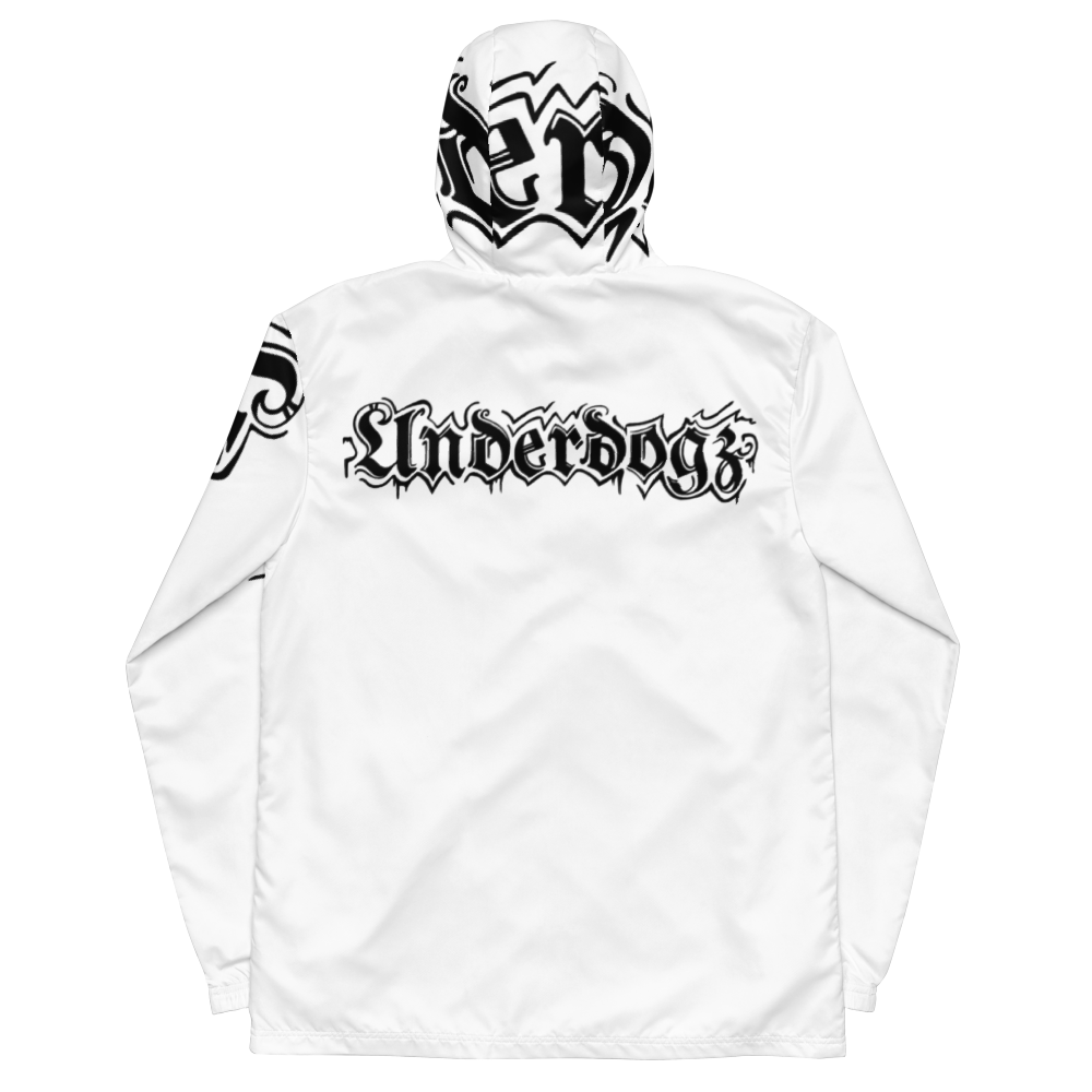 Herren-Windbreaker Logoprint Black/White