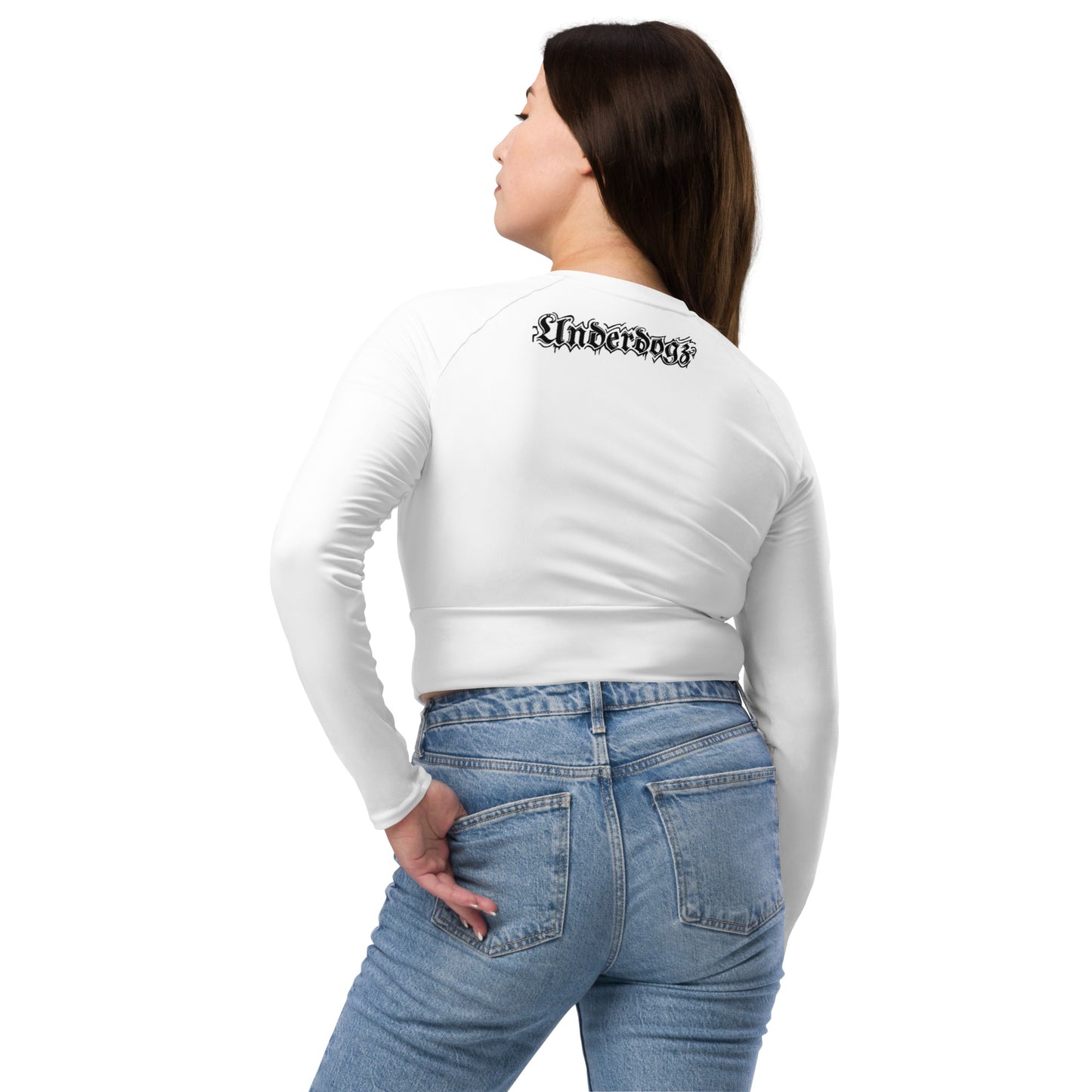 Langarm Crop Top ‚SML’ Gold Drop Edition