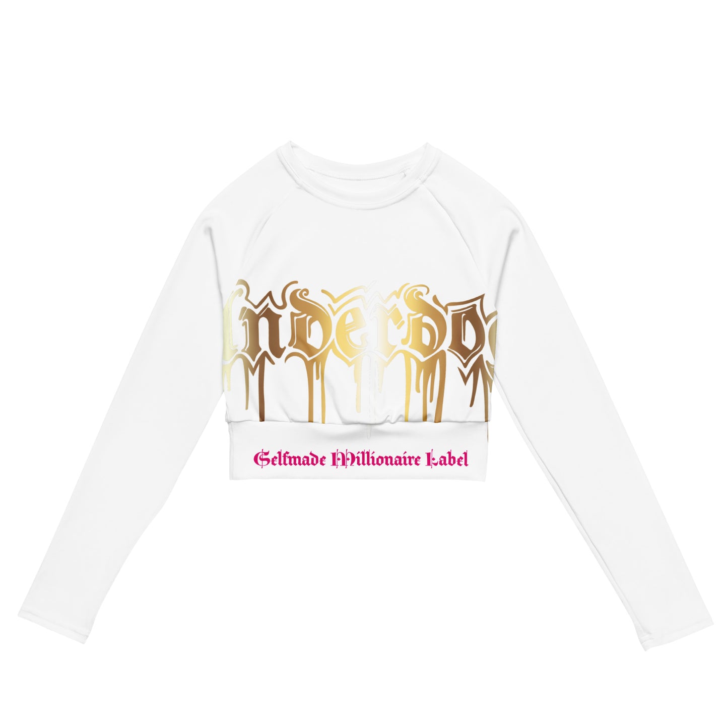 Langarm Crop Top ‚SML’ Gold Drop Edition