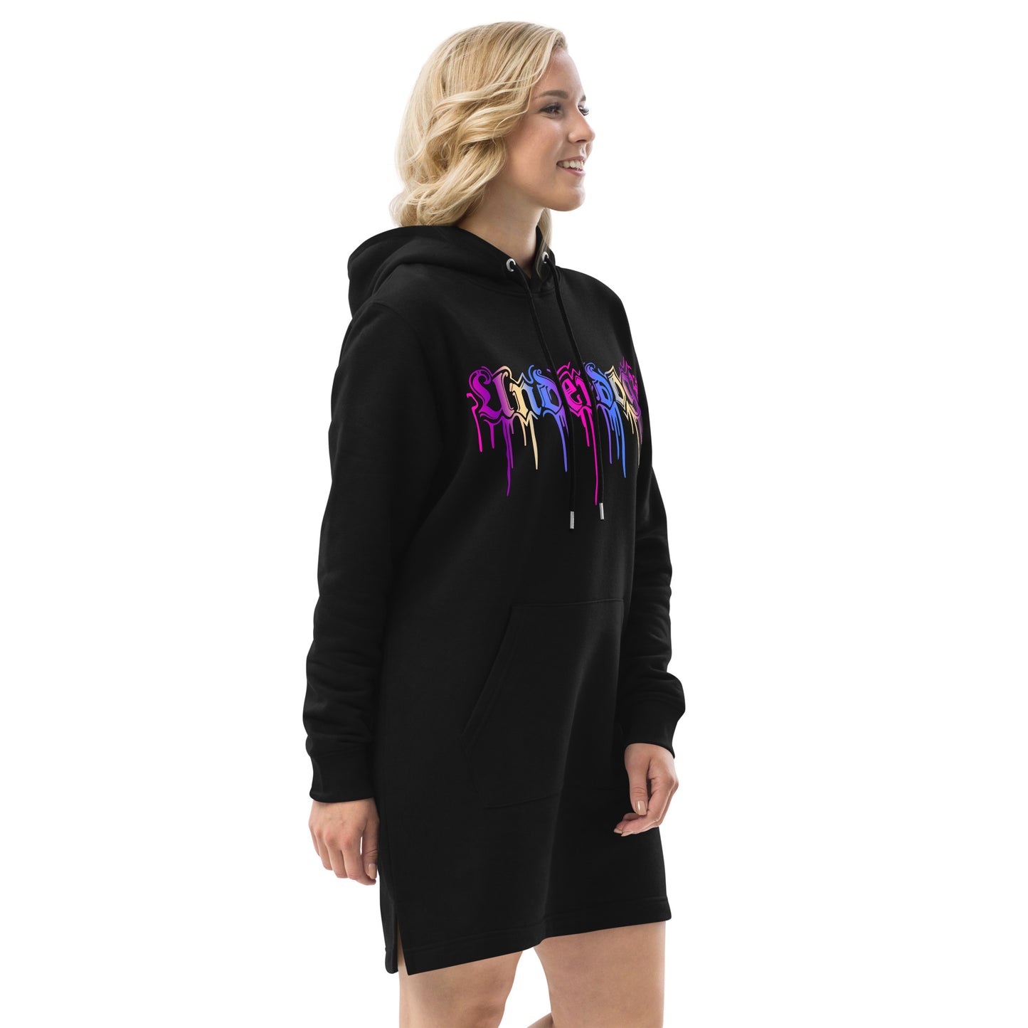 Hoodiekleid Logo Drip Bunt