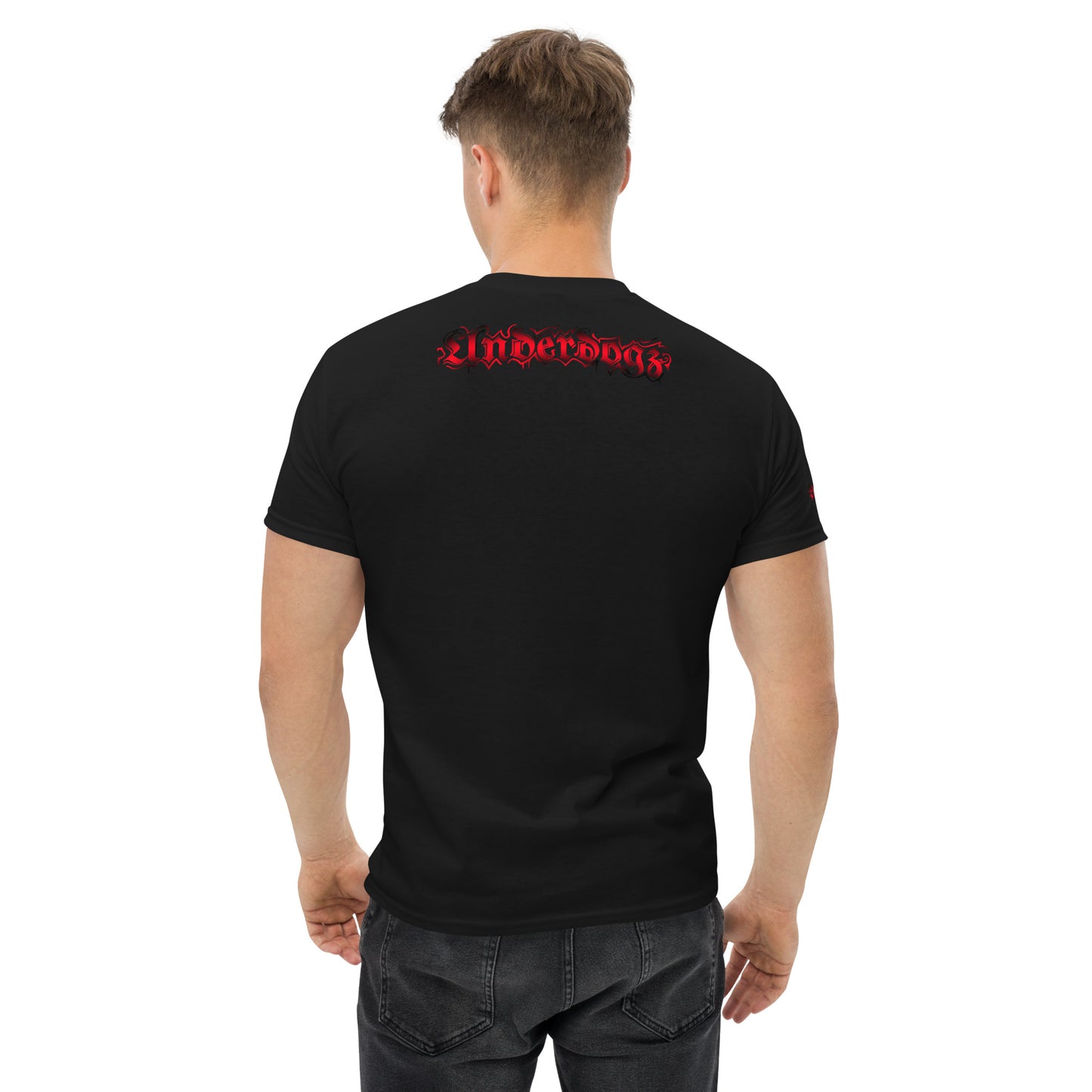 Klassisches Herren-T-Shirt Logo Rot