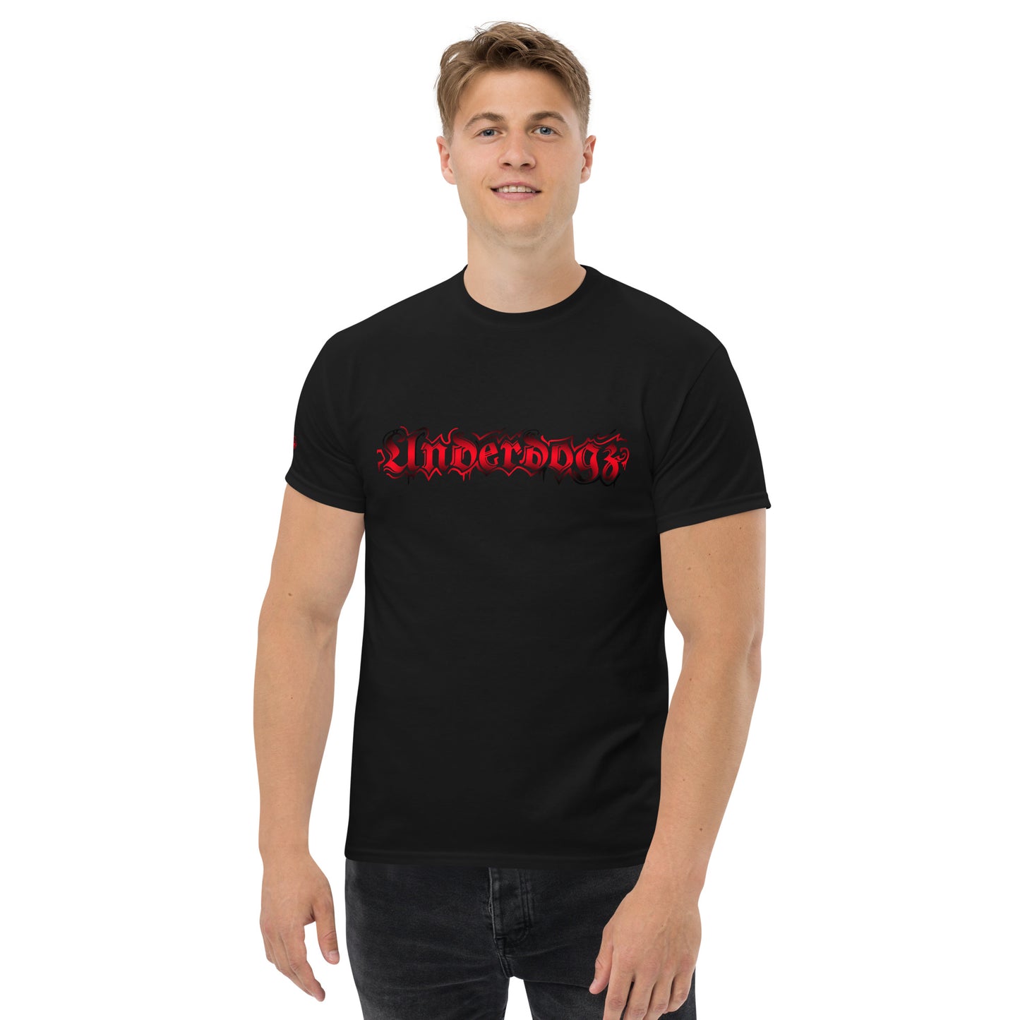 Klassisches Herren-T-Shirt Logo Rot