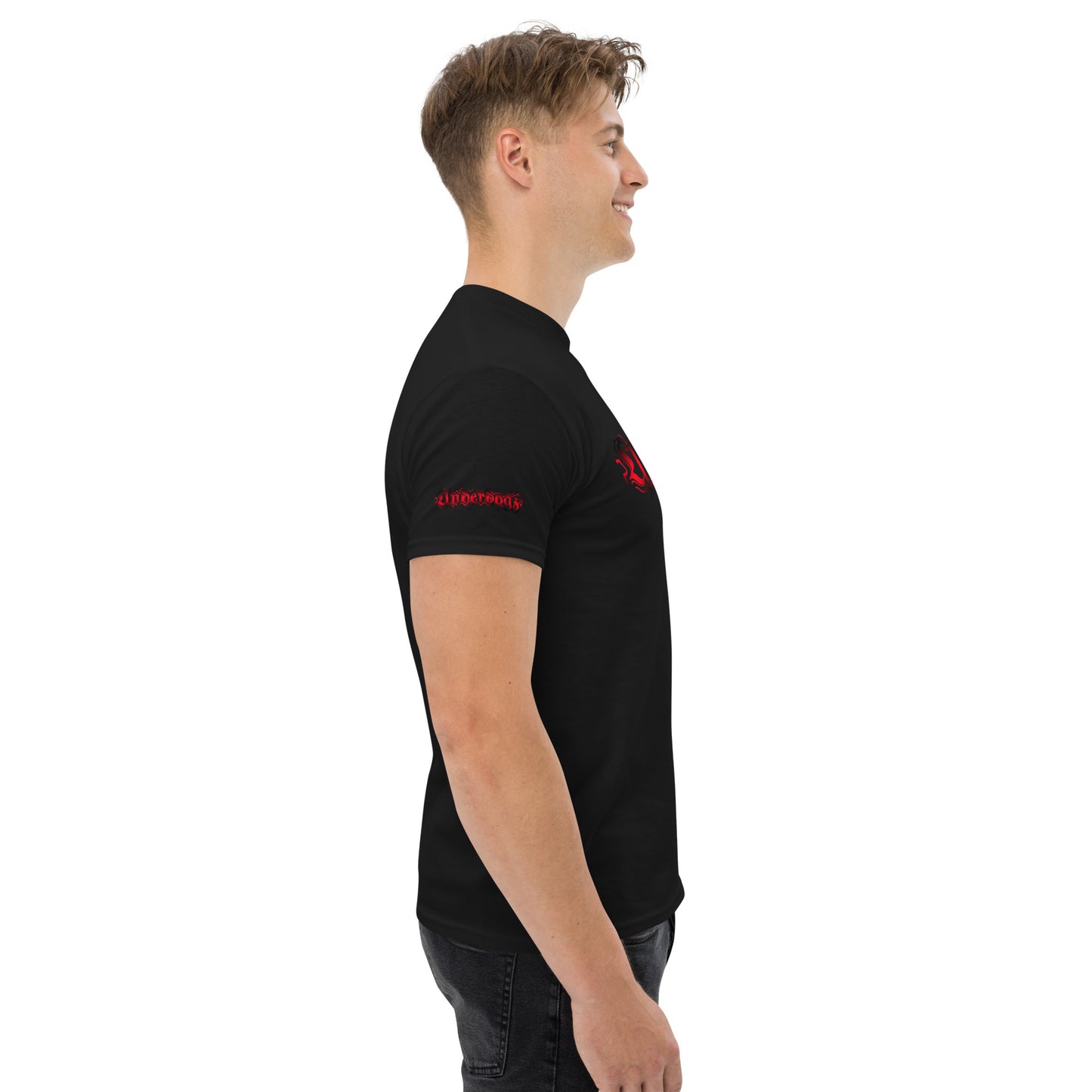 Klassisches Herren-T-Shirt Logo Rot