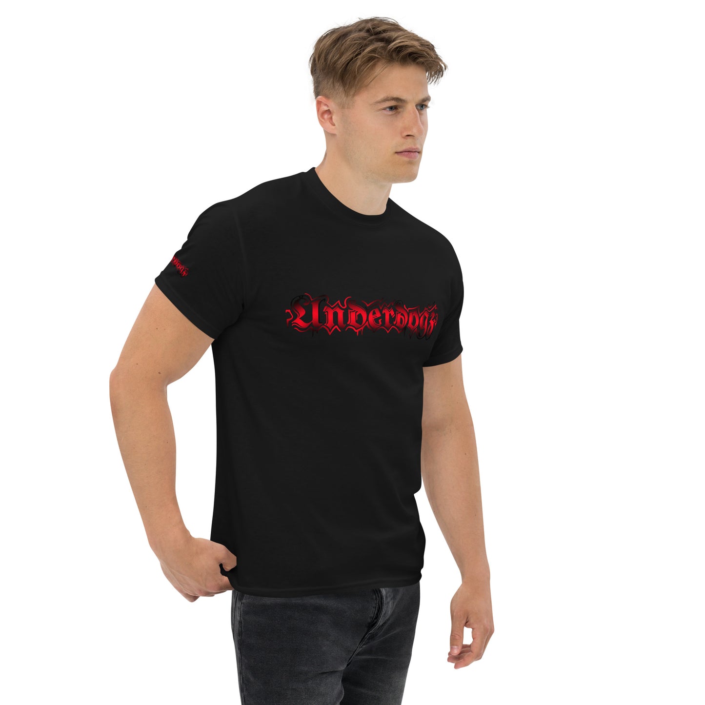 Klassisches Herren-T-Shirt Logo Rot