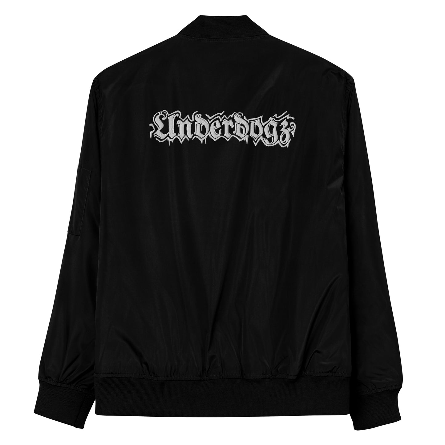 Recycelte Bomberjacke Premium-Line mit Logostickerei