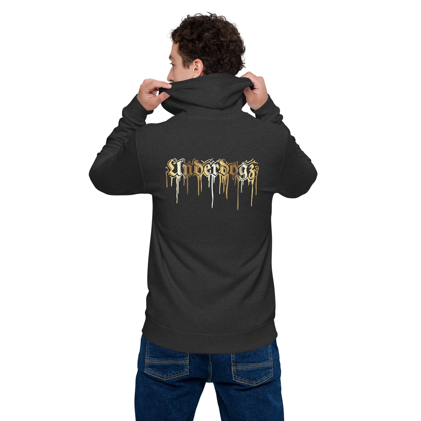 Unisex Zip-Hoodie Gold Drip Edition