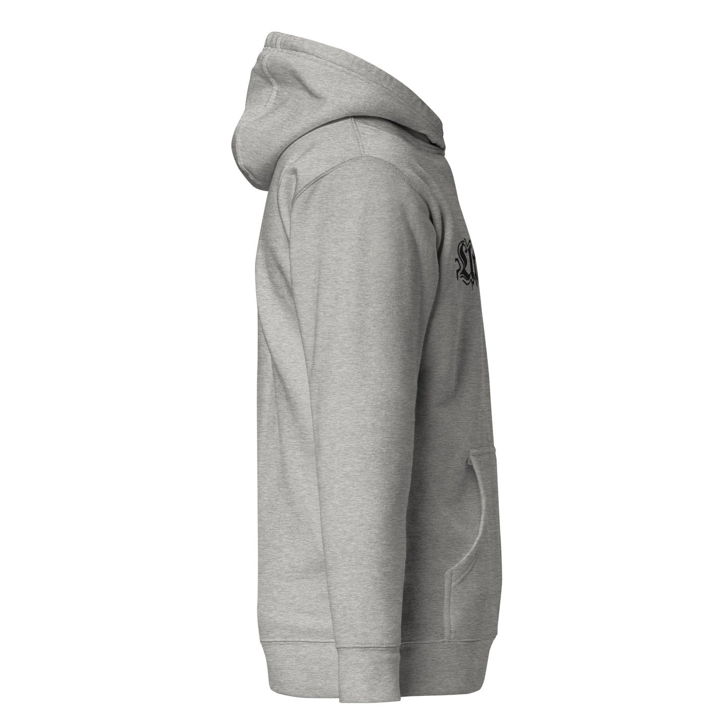 Unisex-Kapuzenpullover Logostick- weiß oder grau