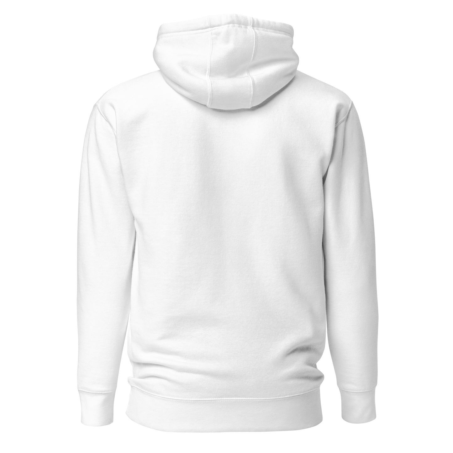 Unisex-Kapuzenpullover Logostick- weiß oder grau
