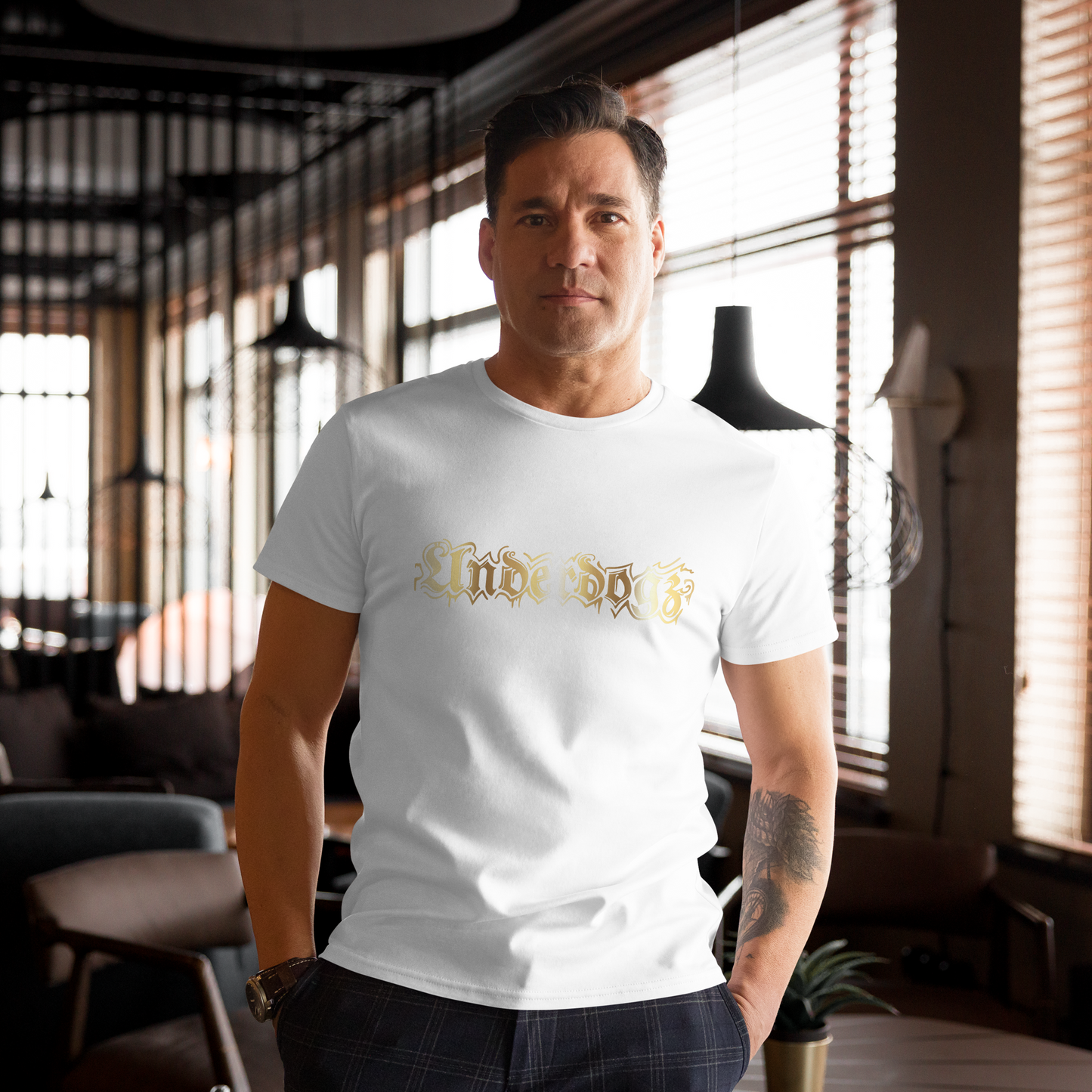 Herren-T-Shirt Premium-Line Gold