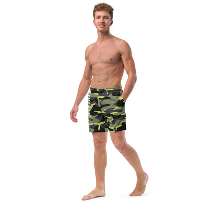 Herren-Badehose mit Innentasche Camouflage
