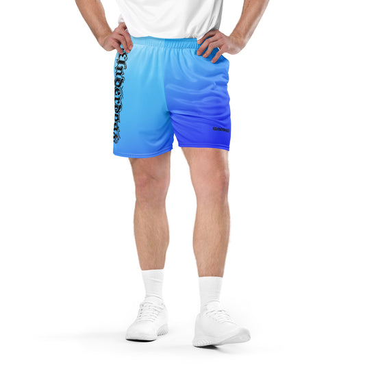 Herren Mesh-Shorts mit Farbverlauf