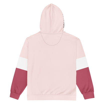 Damen Sweatjacke Rosa mit Mini-Logo