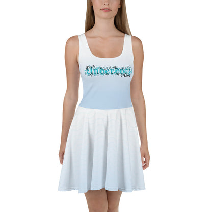 Skater-Kleid Türkis