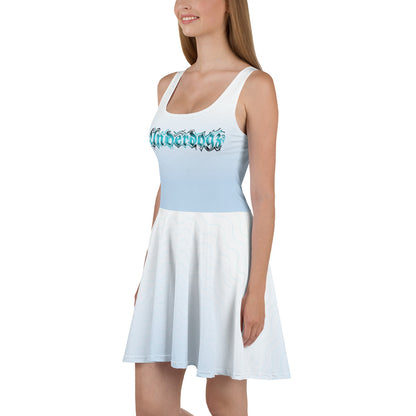 Skater-Kleid Türkis