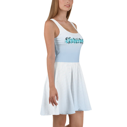 Skater-Kleid Türkis