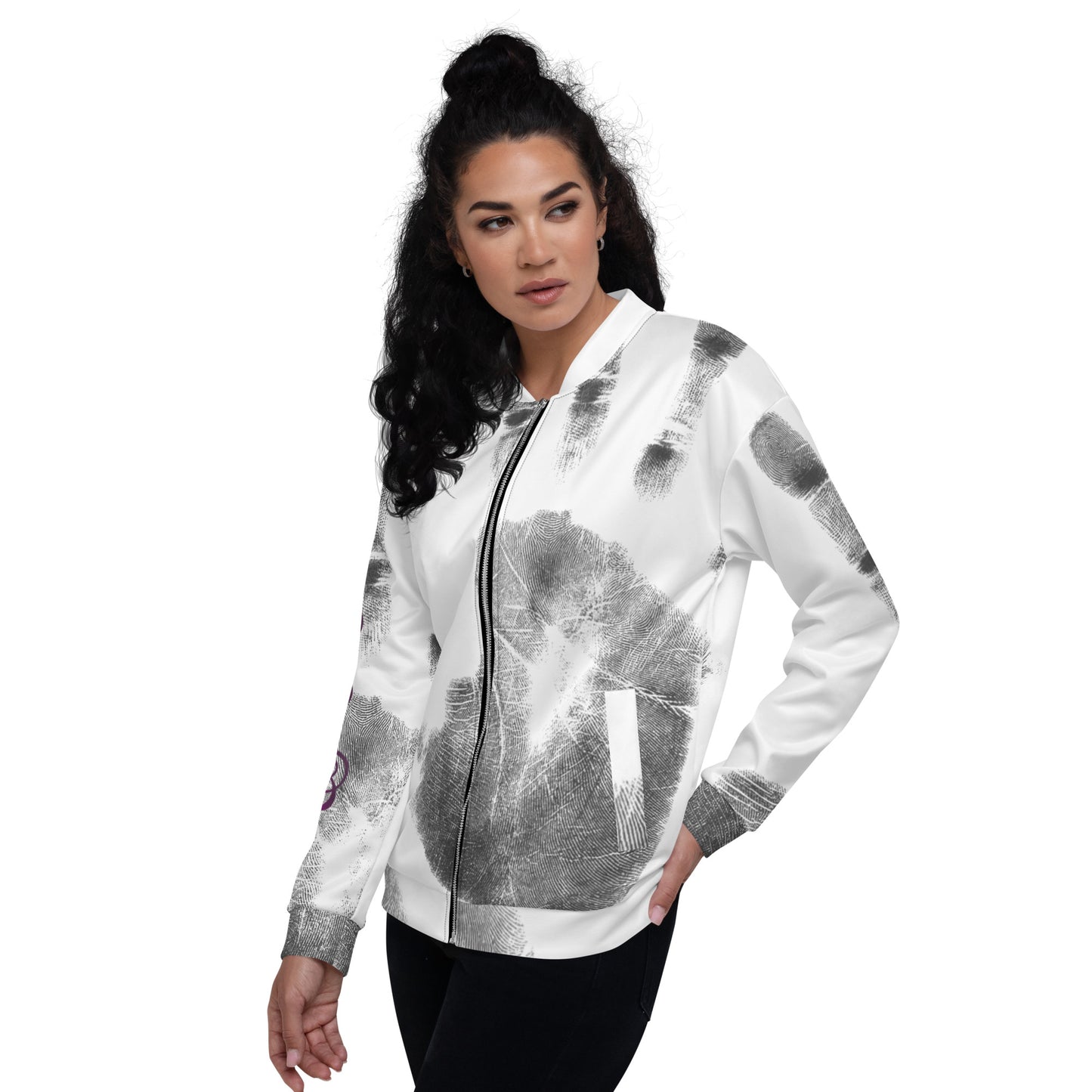 Trainingsjacke Queens Edition Pink Handabdruck