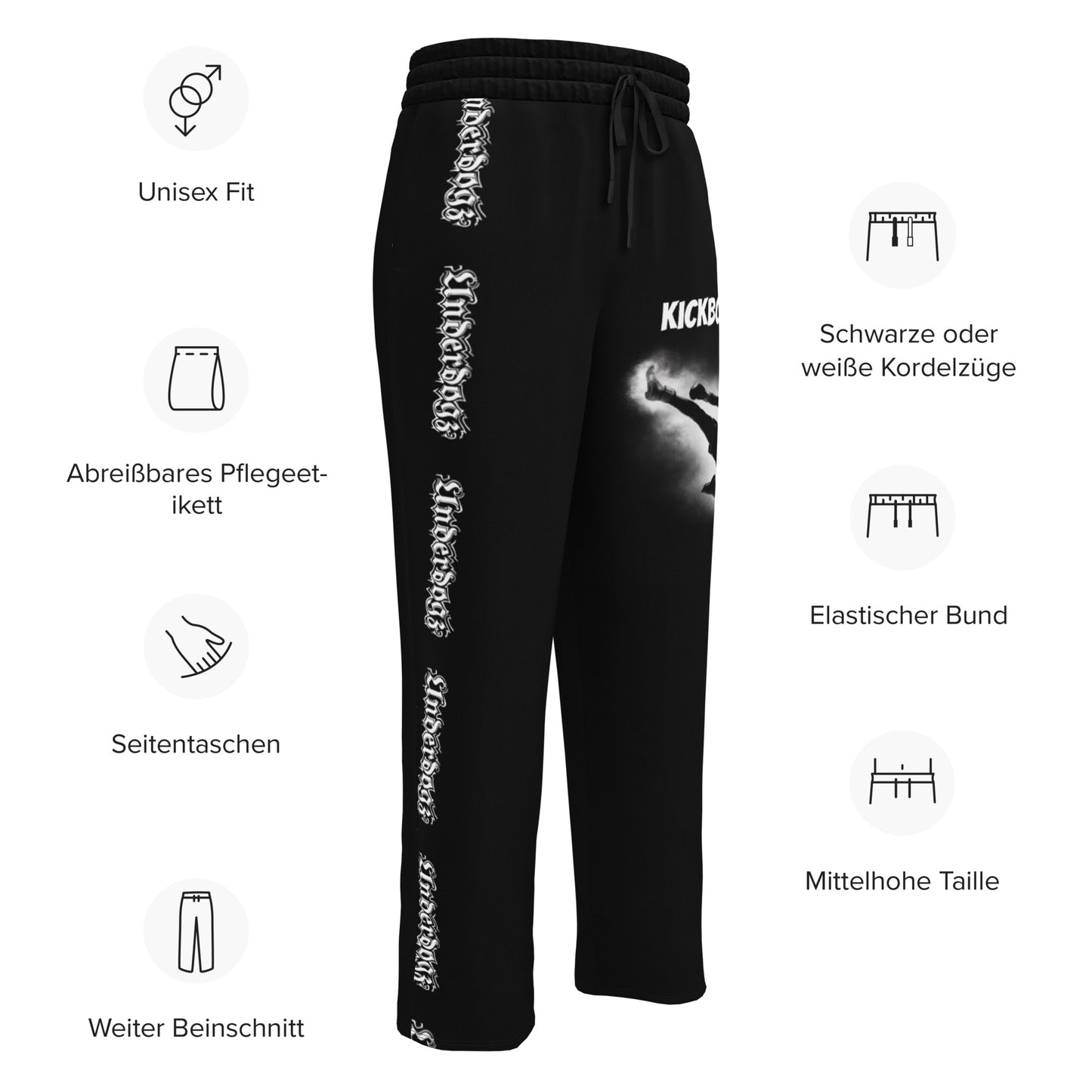 Weite Joggingshose „Kickboxing“