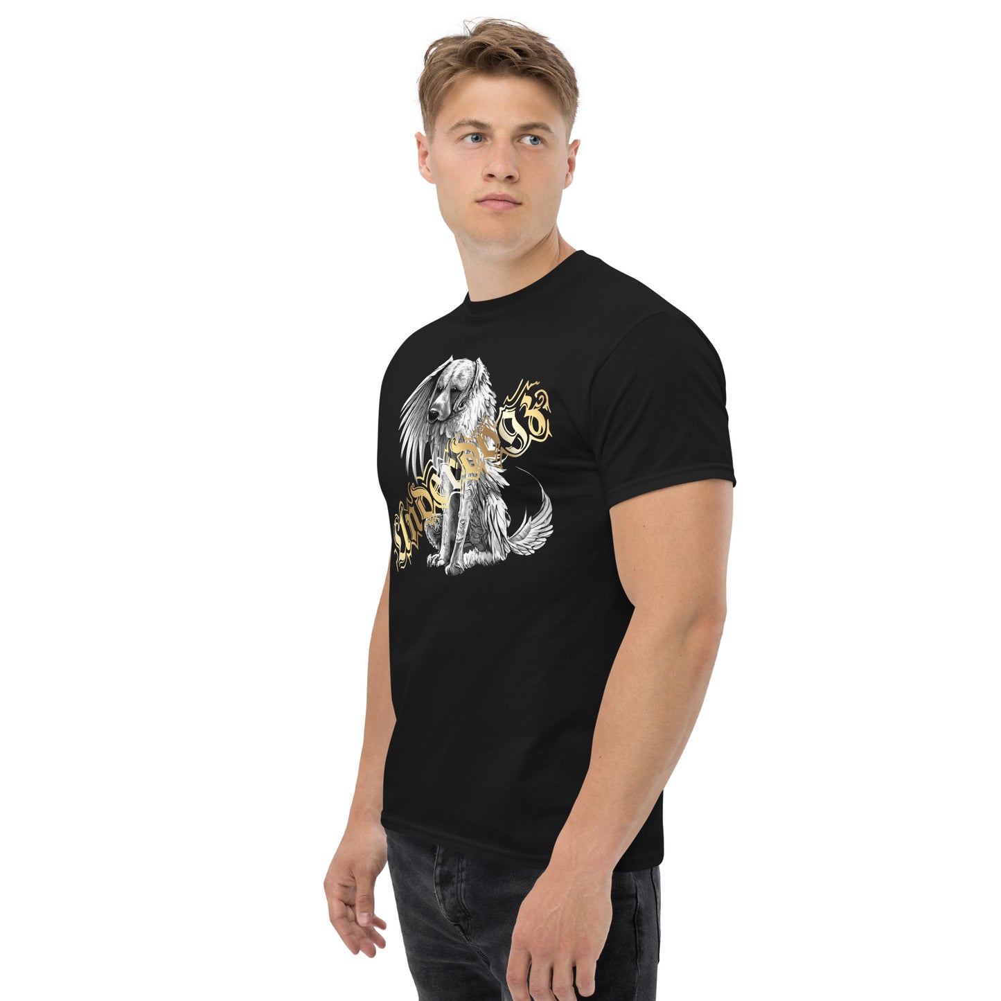 Herren-T-Shirt „Winged Dog“