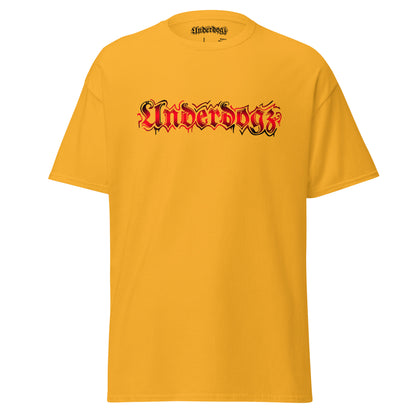 Herren-T-Shirt Colour Line (gelb-rot)