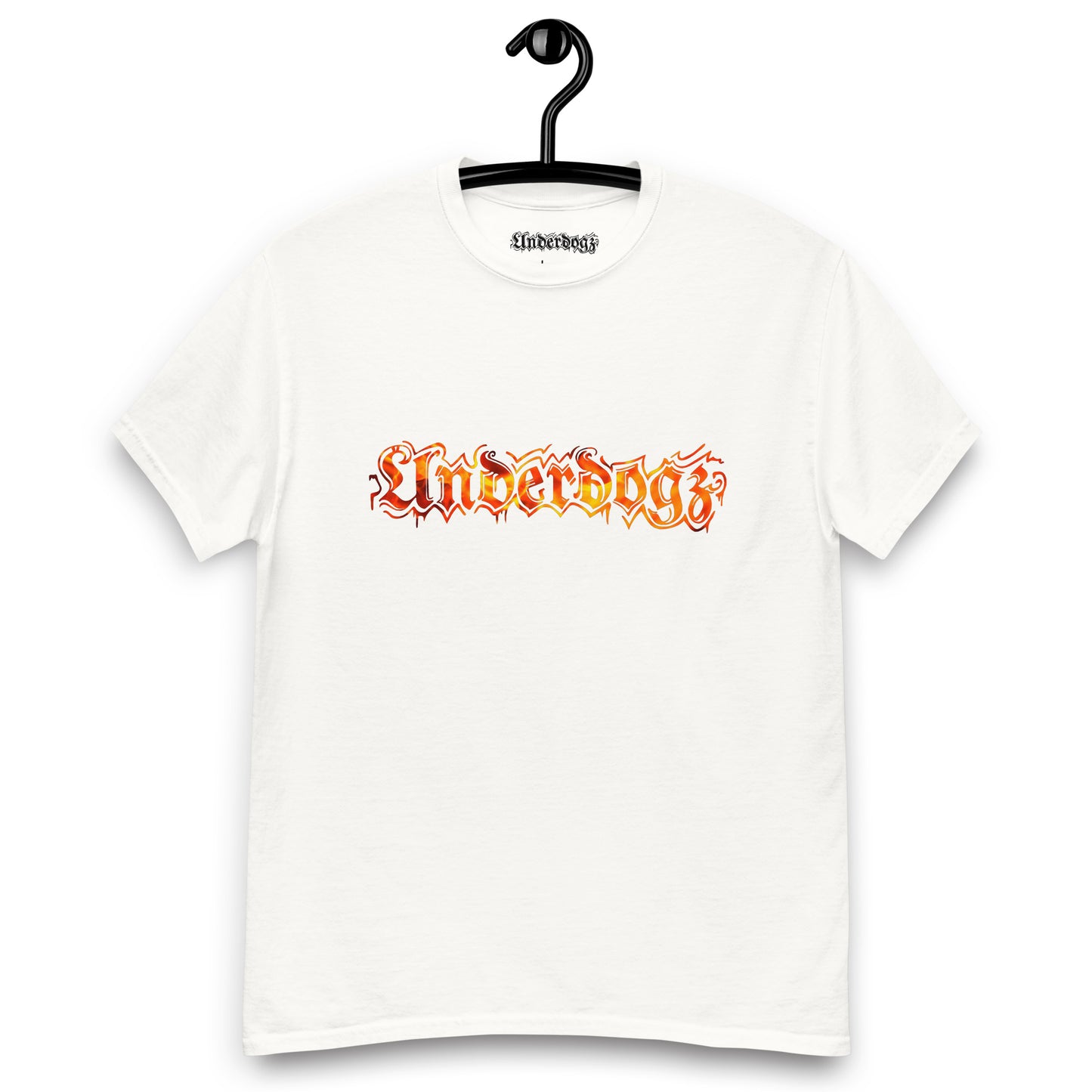 Herren-T-Shirt On Fire in Schwarz oder Weiß