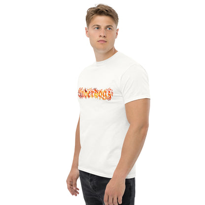 Herren-T-Shirt On Fire in Schwarz oder Weiß