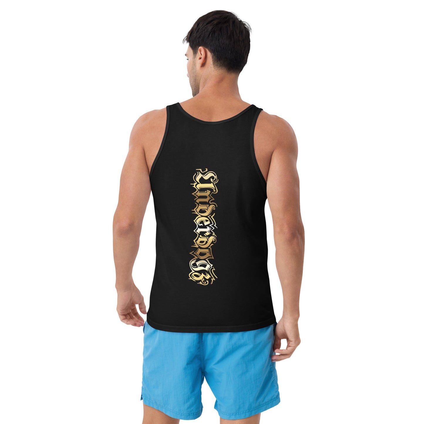 Herren-Tank-Top Logo Gold