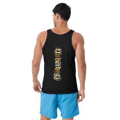 Herren-Tank-Top Logo Gold